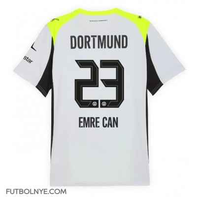 Camiseta Borussia Dortmund Emre Can #23 Visitante Equipación 2025-26 manga corta Camiseta Borussia Dortmund Emre Can #23 Visitante Equipación 2025-26 manga corta